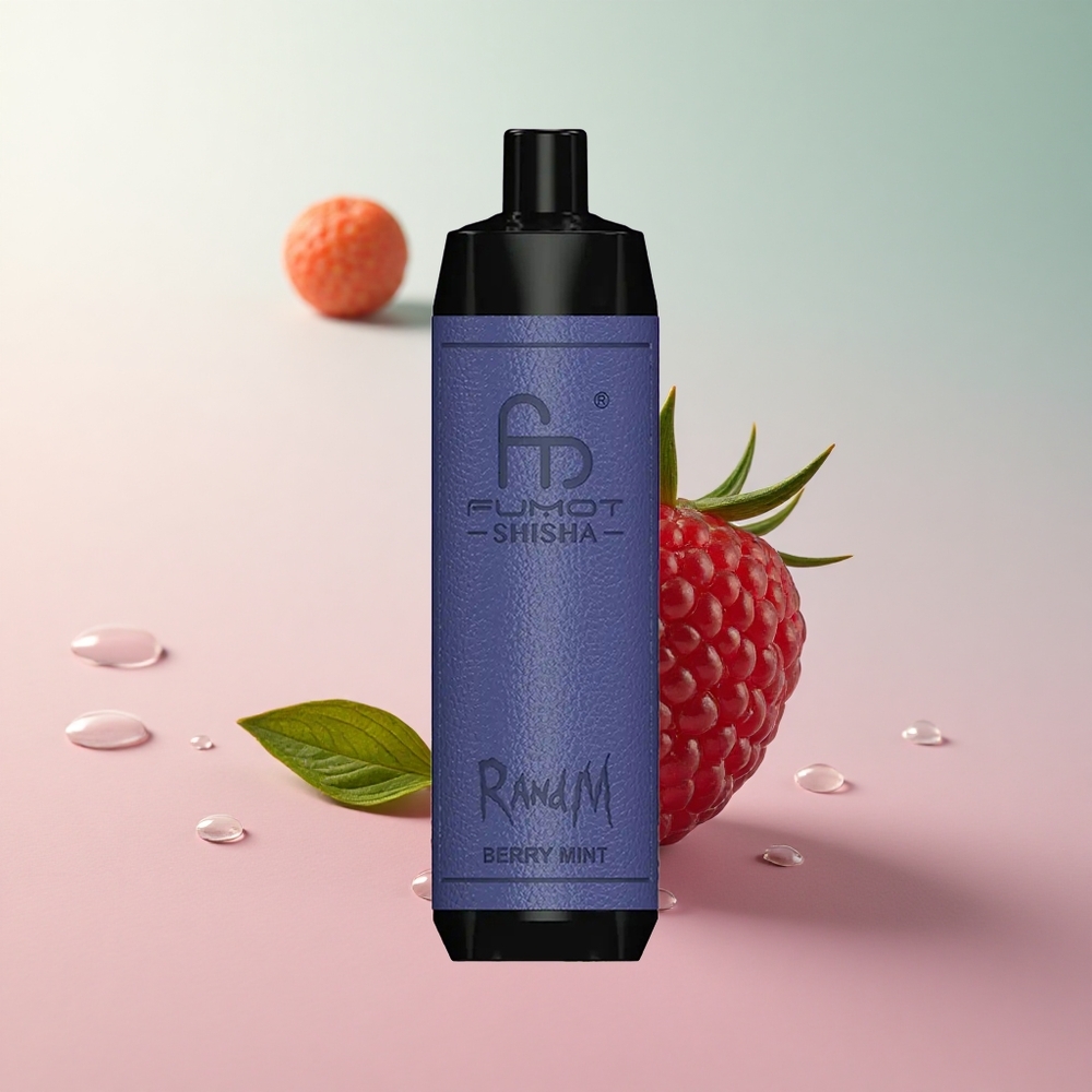 RandM Fumot Shisha 10000 Puffs Berry Mint Disposable Vape 18ml Type-C