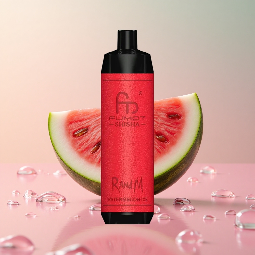 RandM Fumot Shisha 10000 Puffs Watermelon Ice Disposable Vape 18ml
