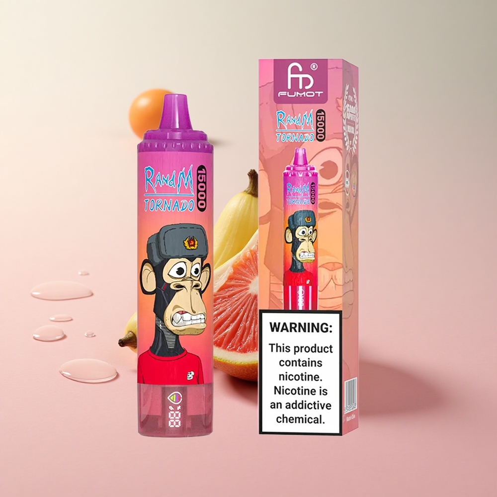 RandM Fumot Tornado 15000 Dragon Fruit LCD