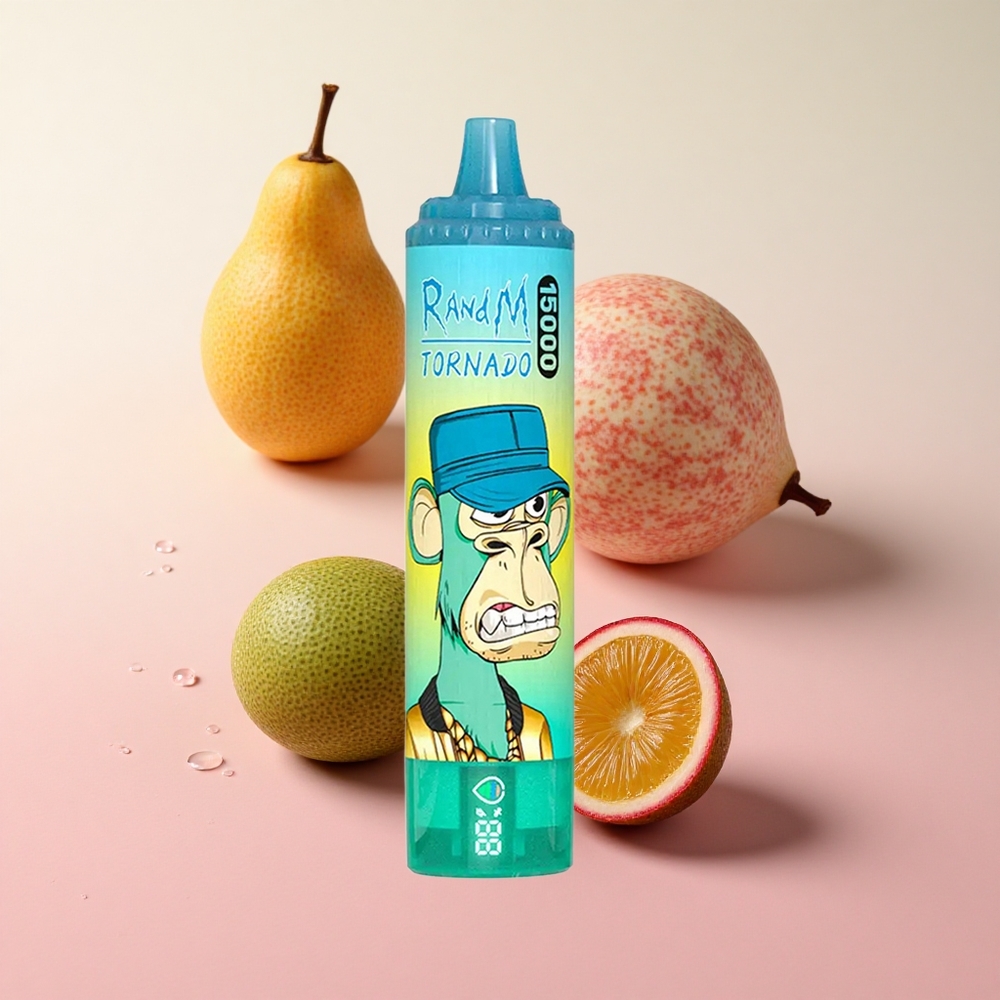 RandM Fumot Tornado 15000 Kiwi Passion Fruit Guava Mesh Coil