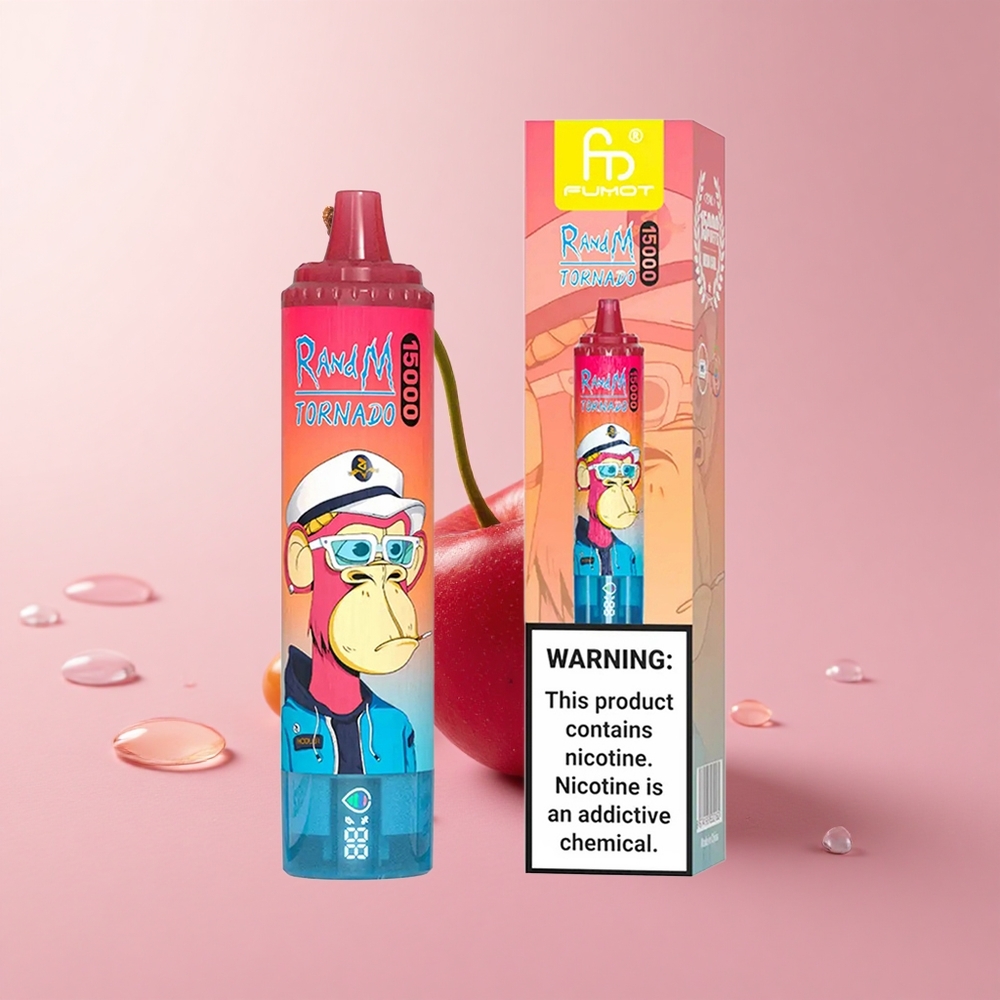 RandM Fumot Tornado 15000 LCD Cherry