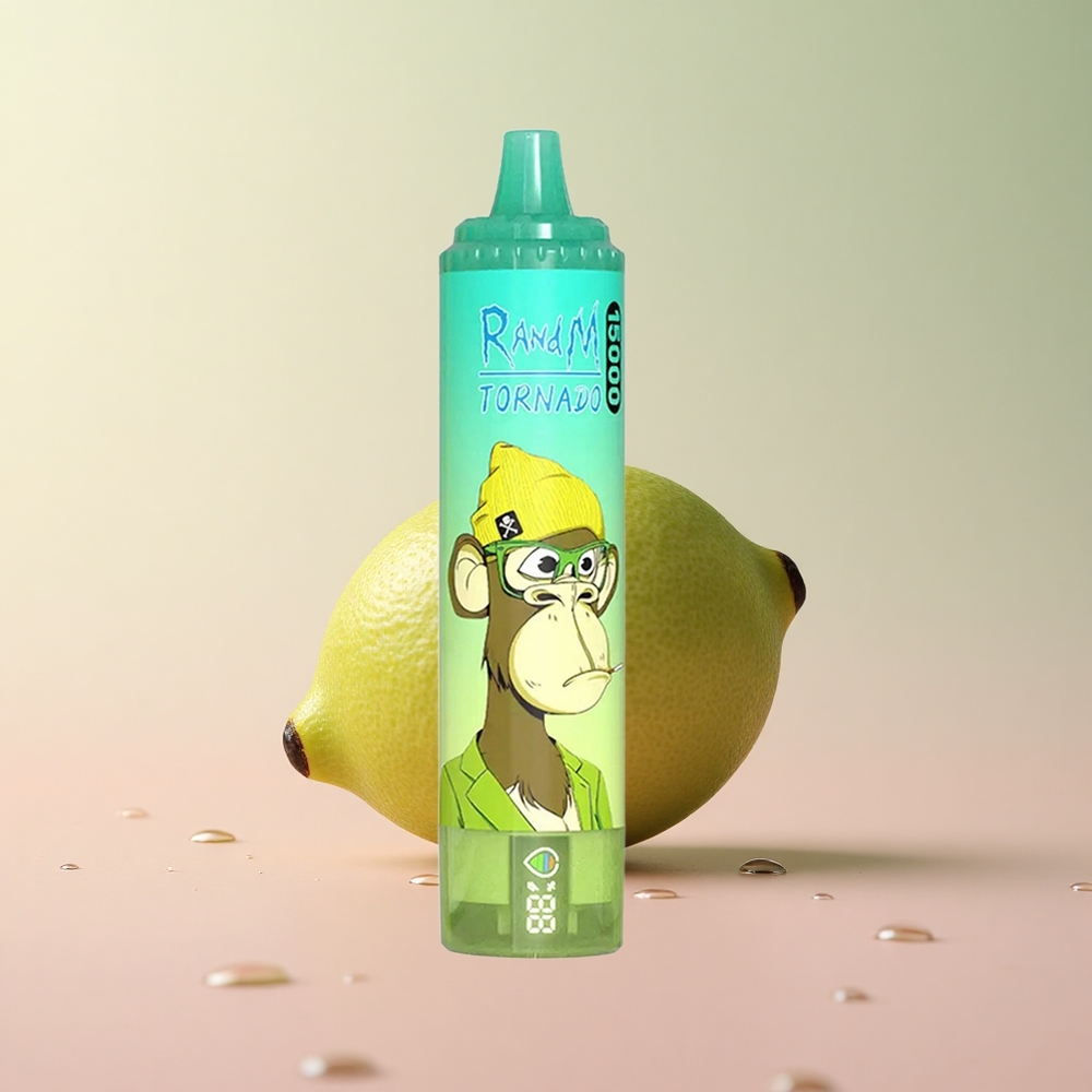 RandM Fumot Tornado 15000 Lemon Lime LCD Type-C