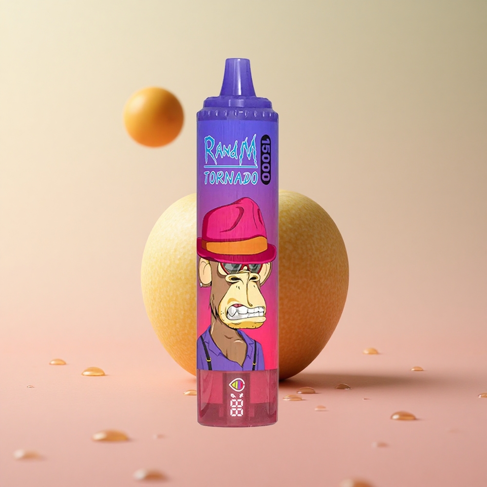 RandM Fumot Tornado 15000 Puffs Sour Apple Mesh LCD