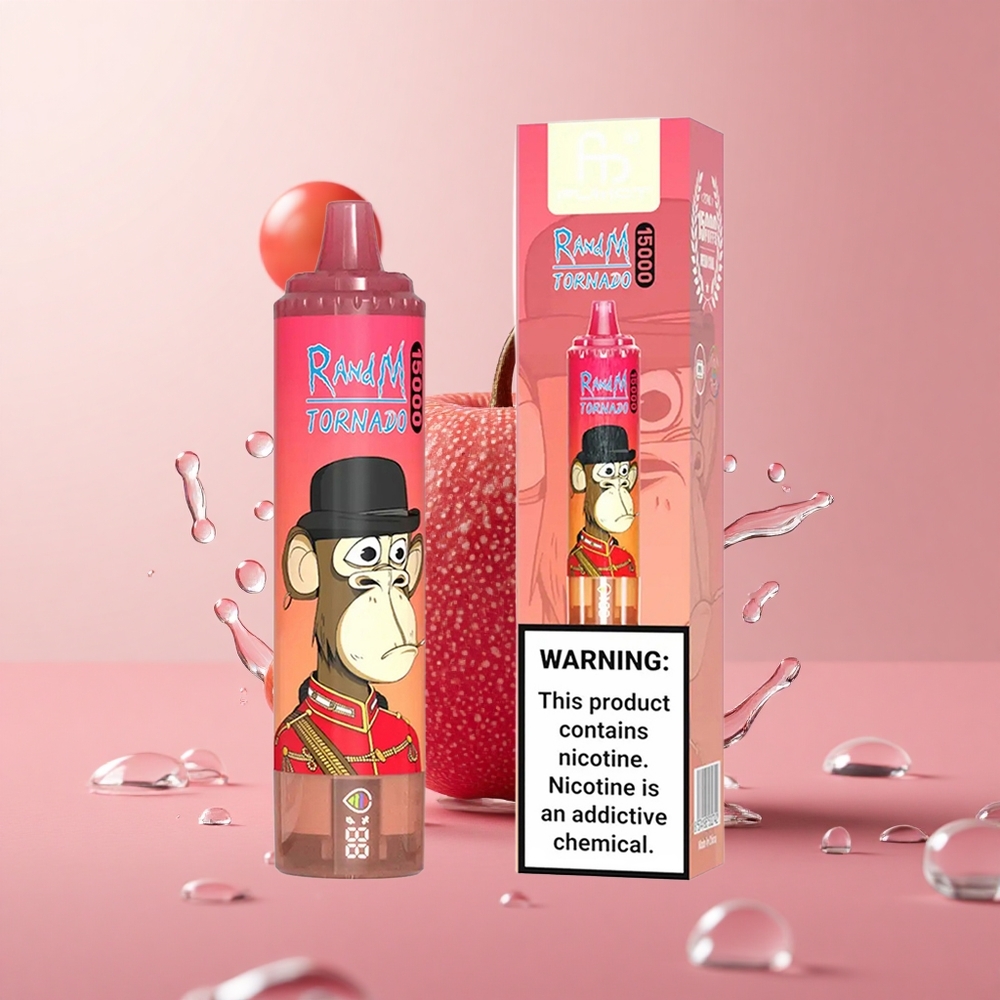 RandM Fumot Tornado 15000 Red Energy Ice LCD