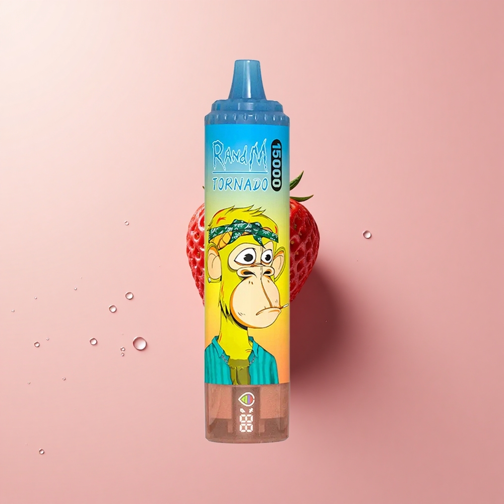 RandM Fumot Tornado 15000 Strawberry LCD