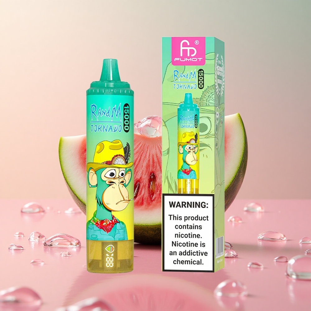 RandM Fumot Tornado 15000 Watermelon Ice LCD