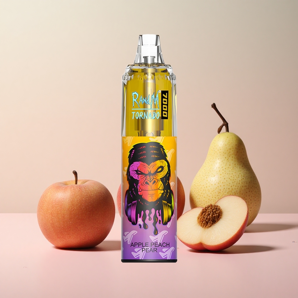 RandM Fumot Tornado 7000 Apple Peach Pear Mesh Coil