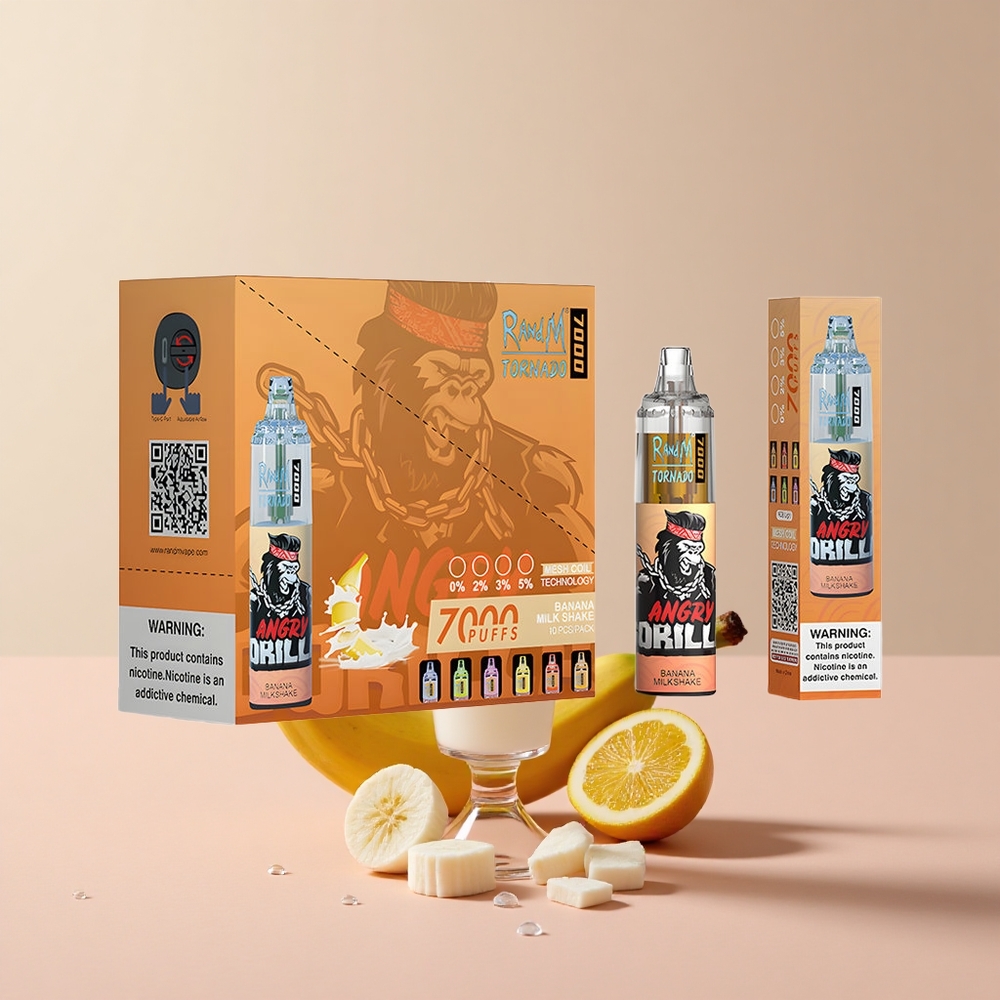 RandM Fumot Tornado 7000 Banana Milkshake Mesh Coil