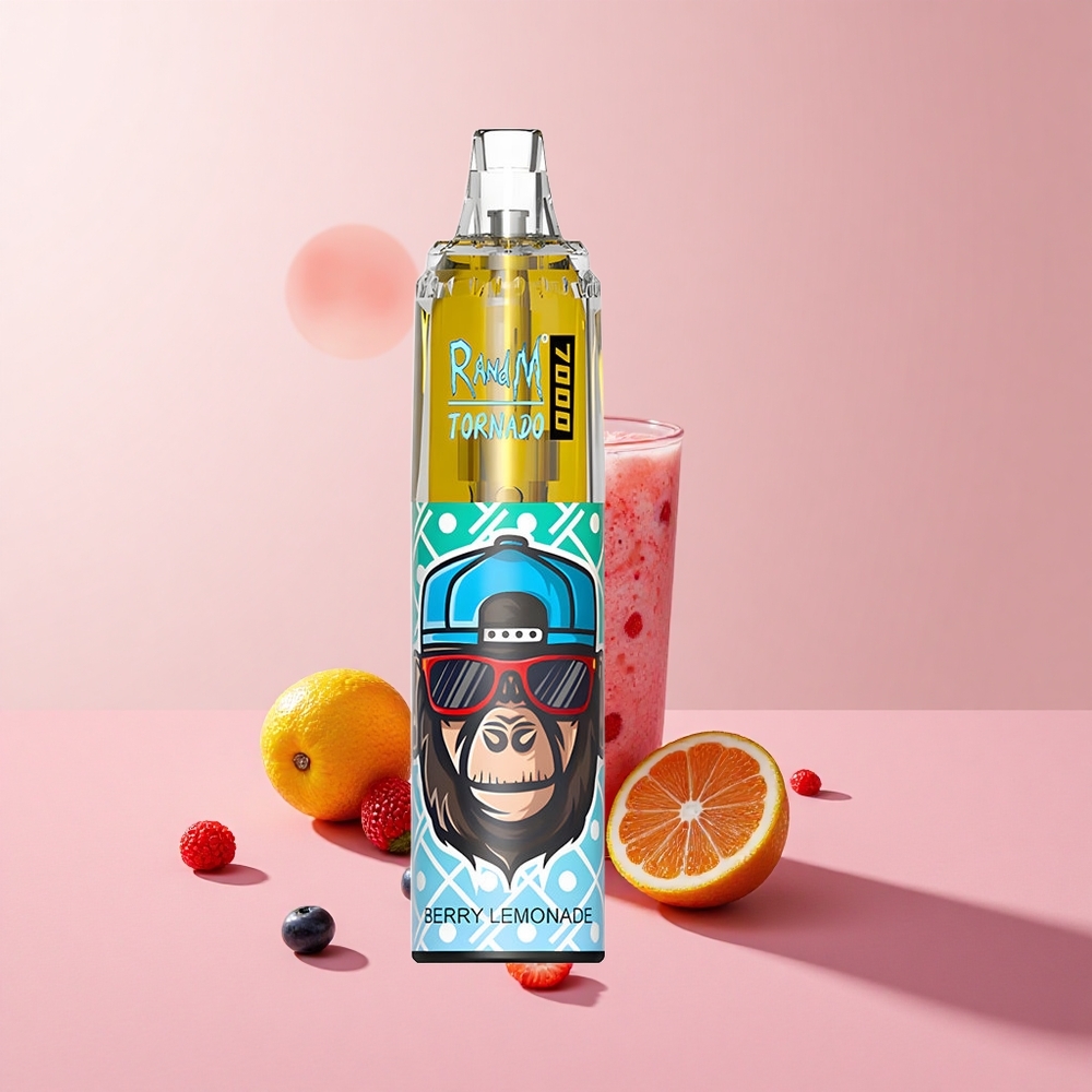 RandM Fumot Tornado 7000 Berry Lemonade Mesh Coil