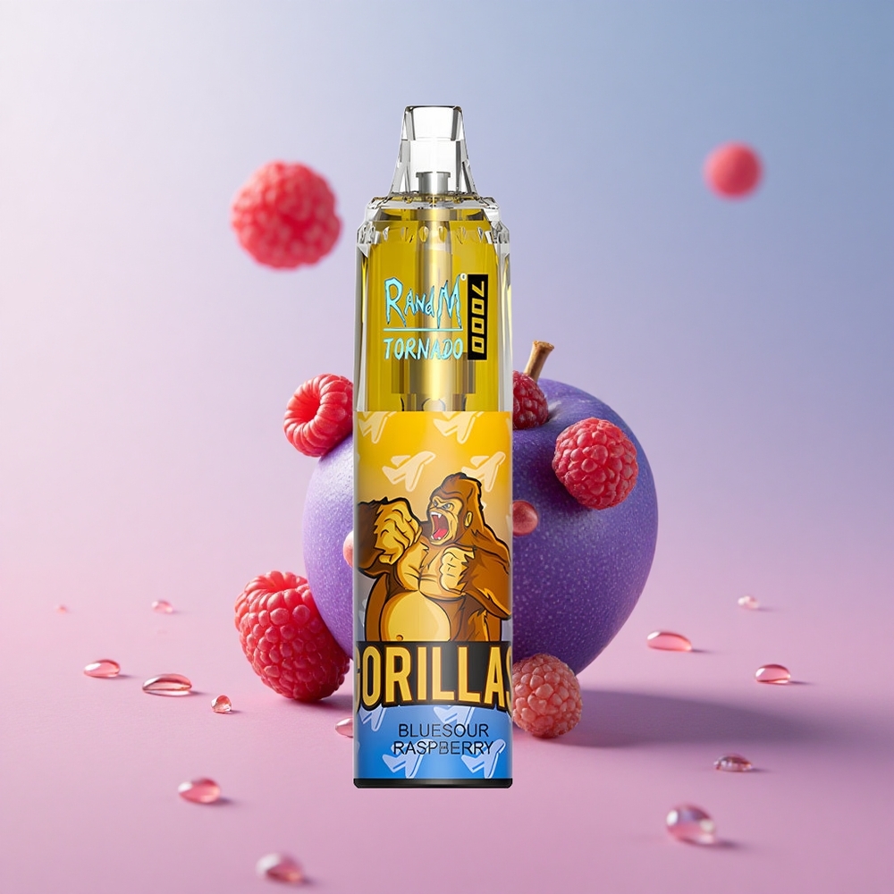 RandM Fumot Tornado 7000 Bluesour Raspberry Mesh Coil