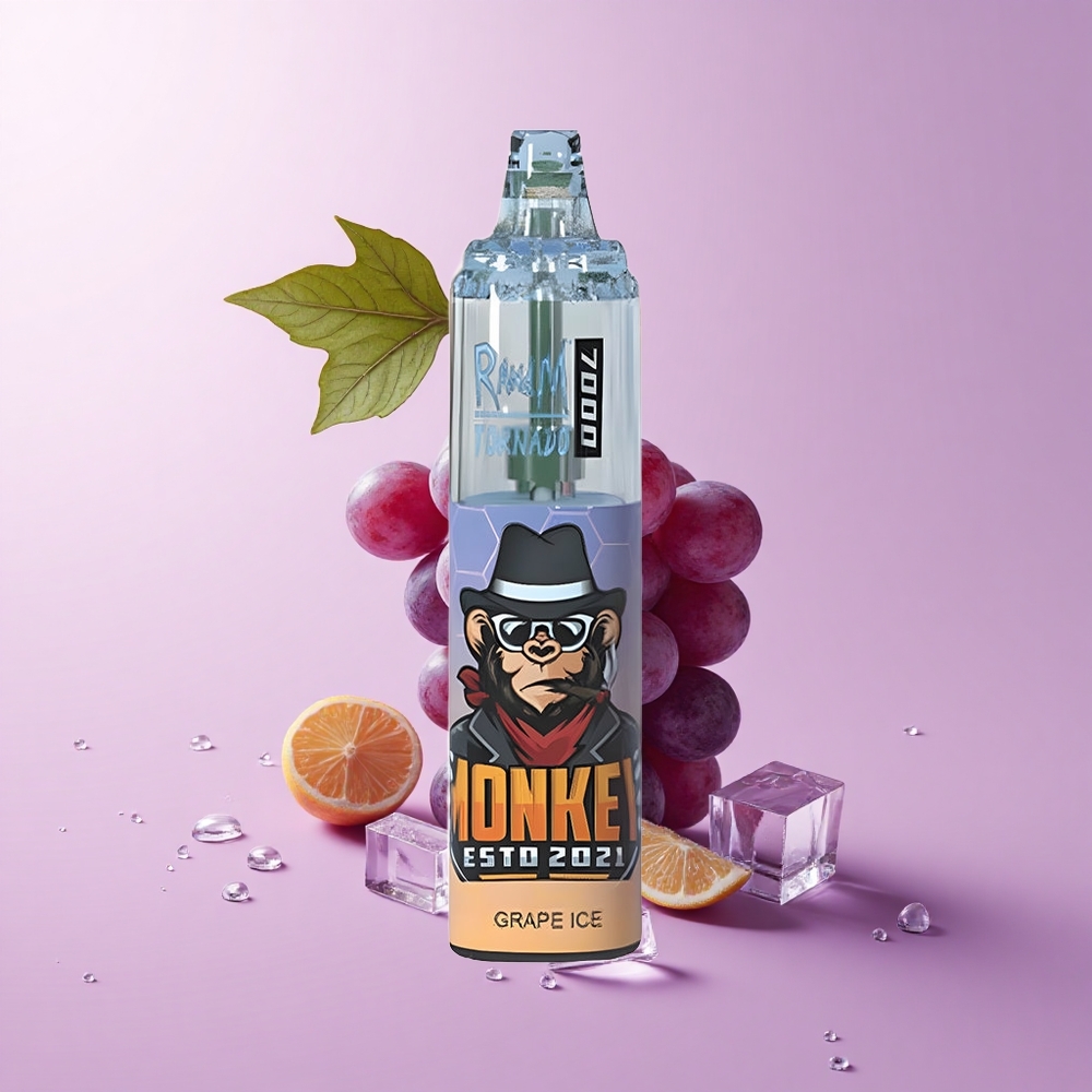 RandM Fumot Tornado 7000 Grape Ice Mesh Coil