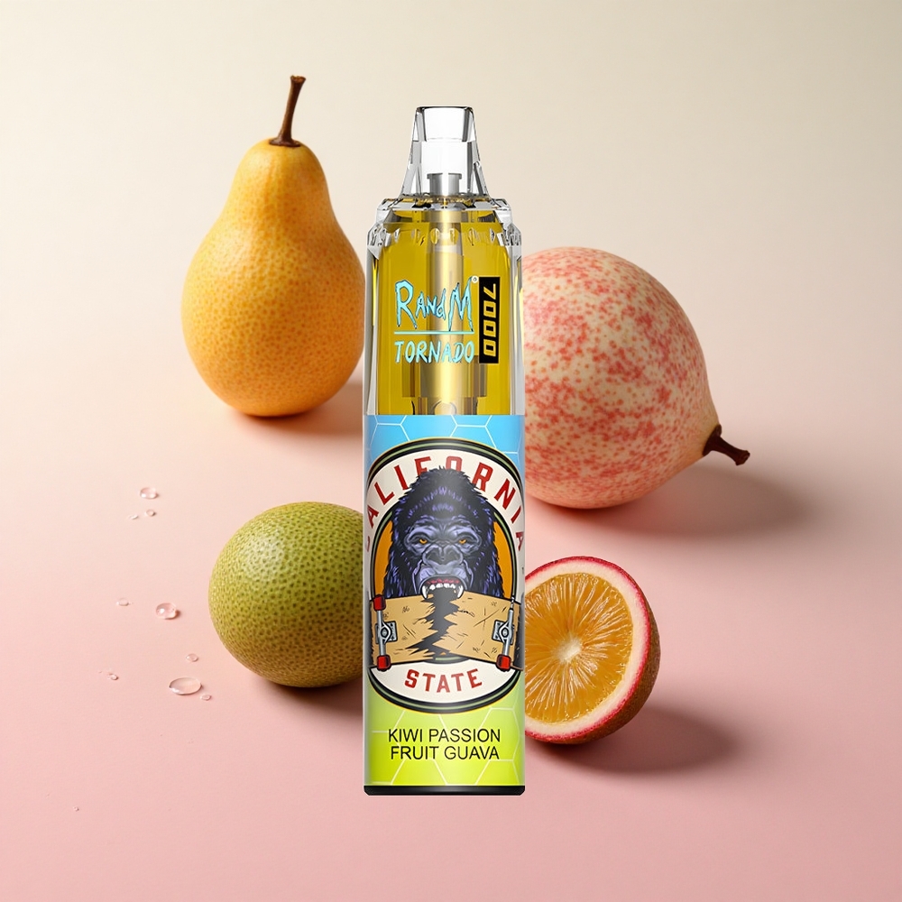 RandM Fumot Tornado 7000 Kiwi Passion Fruit Guava Mesh Coil