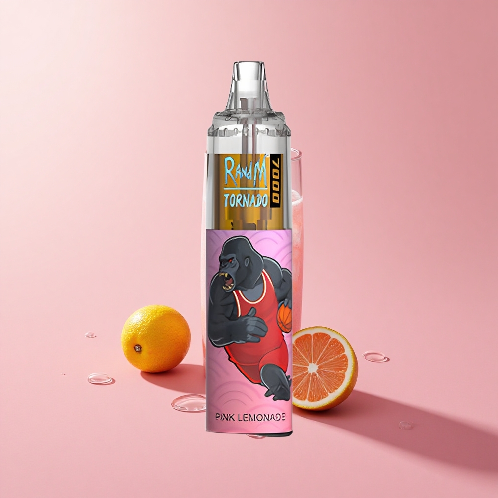 RandM Fumot Tornado 7000 Pink Lemonade Mesh Coil