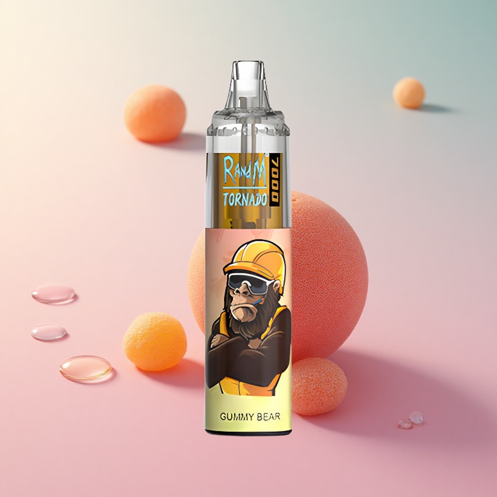 RandM Fumot Tornado 7000 Puffs Gummy Bear Mesh Coil