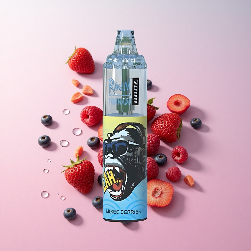 RandM Fumot Tornado 7000 Puffs Mixed Berries Mesh Coil