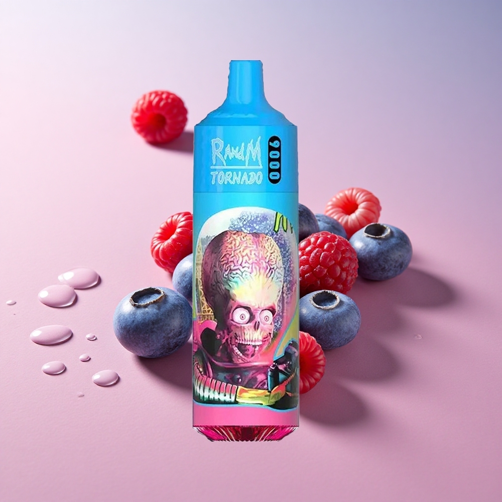 RandM Fumot Tornado 9000 Puffs Blueberry Sour Raspberry