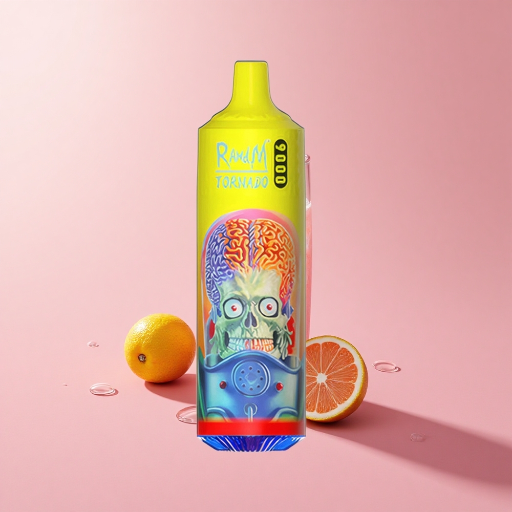 RandM Fumot Tornado 9000 Puffs Pink Lemonade Mesh Coil