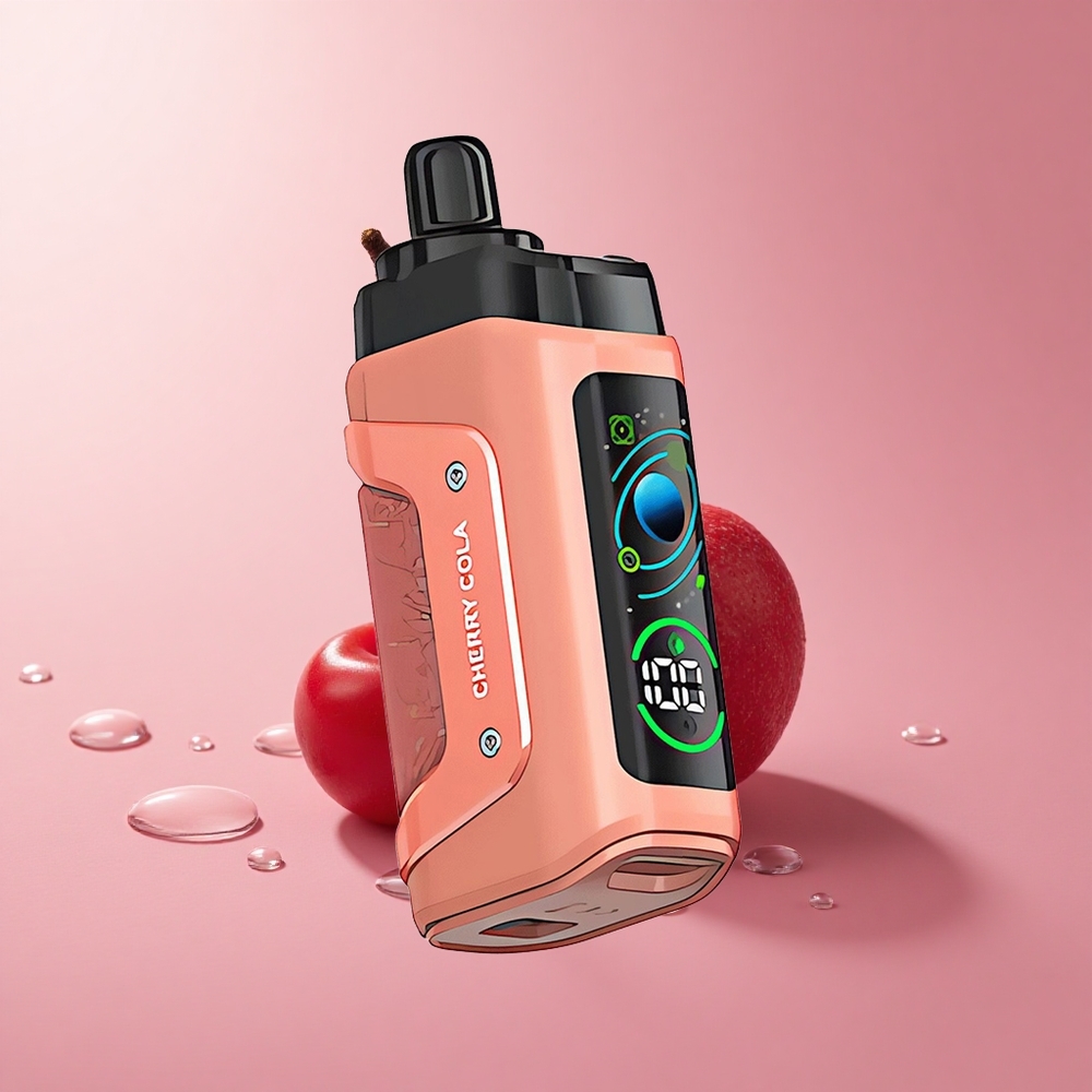 Razz Bar 45000 Cherry Cola Mesh Coil Disposable Vape