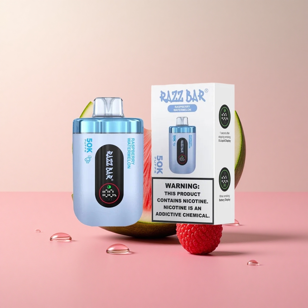 Razz Bar 50K Raspberry Watermelon Mesh Disposable Vape