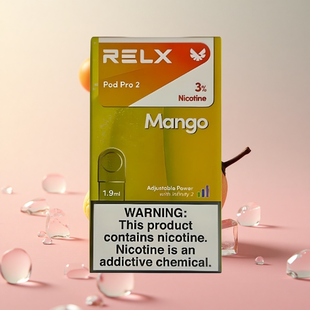 RELX Pod Pro 2 600 Mango Ice 3% Nicotine