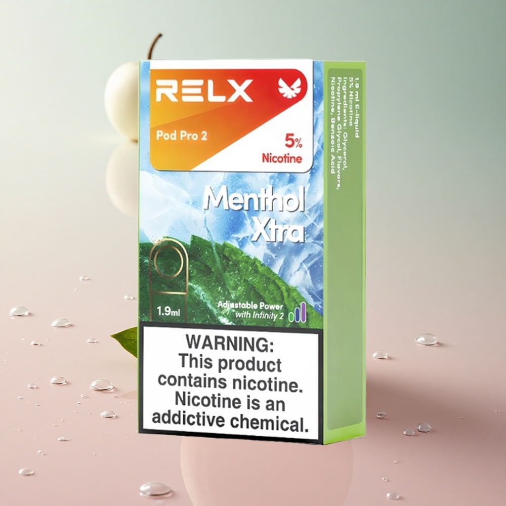 RELX Pod Pro 2 600 Menthol Xtra 5% Nicotine