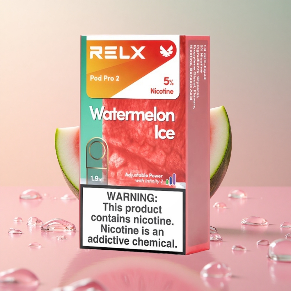 RELX Pod Pro 2 600 Puffs Watermelon Ice Eco Smooth Boost
