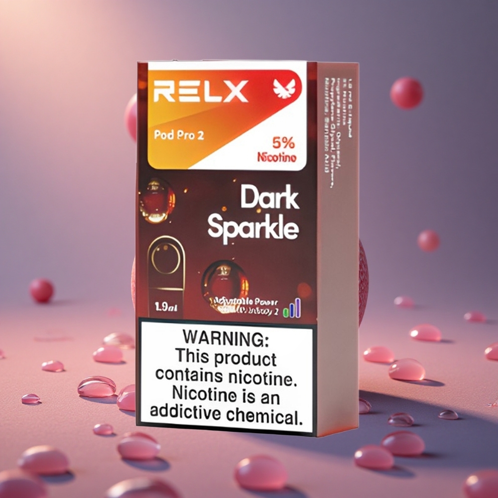 Relx Pod Pro 2 600 Puffs Dark Sparkle Eco Smooth Boost