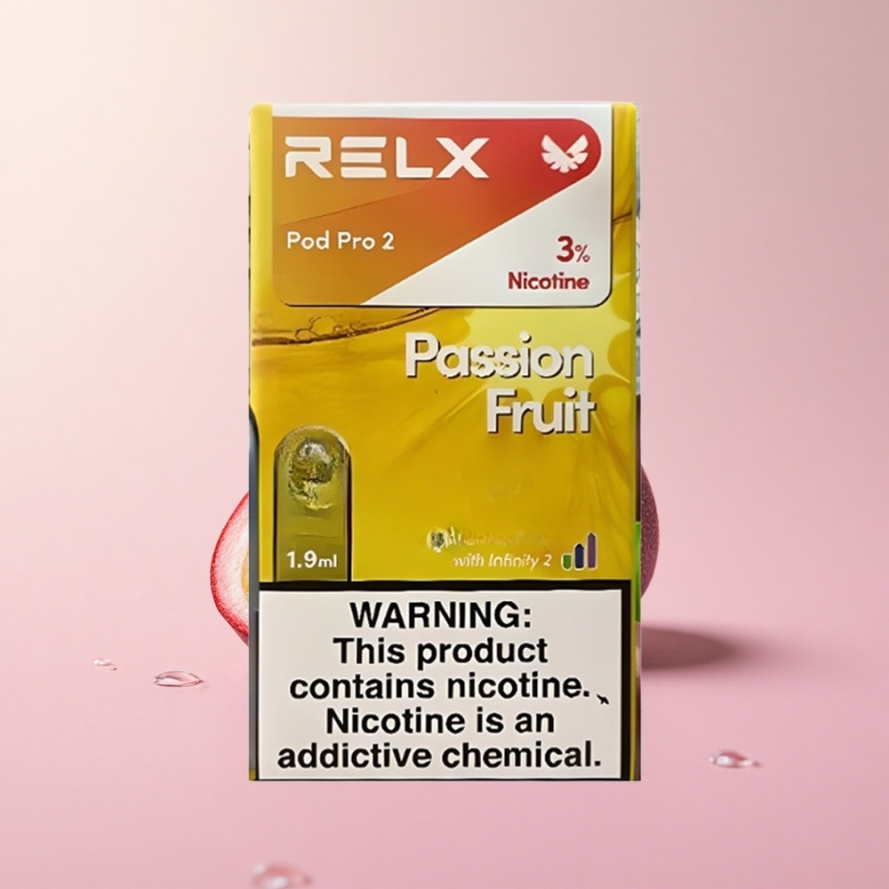 Relx Pod Pro 2 600 Puffs Passion Fruit 3% Nicotine