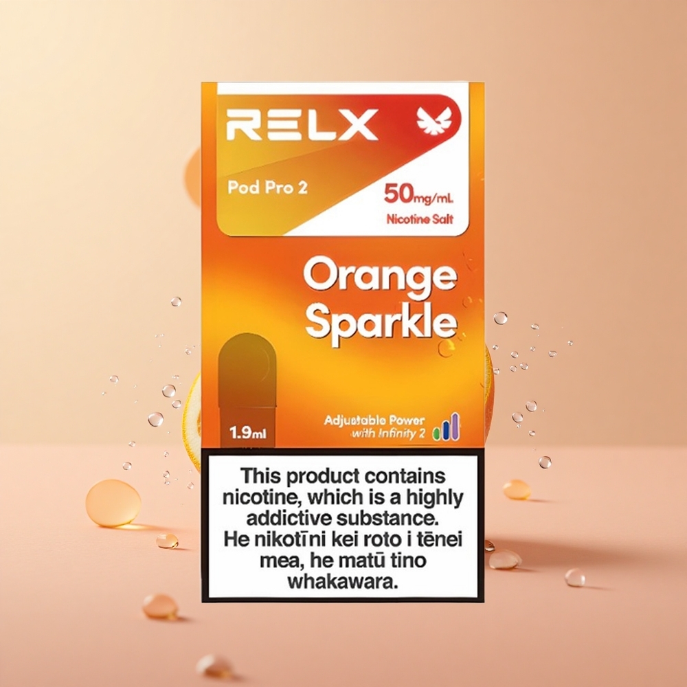 Relx Pod Pro 2 600 Smooth Orange Sparkle