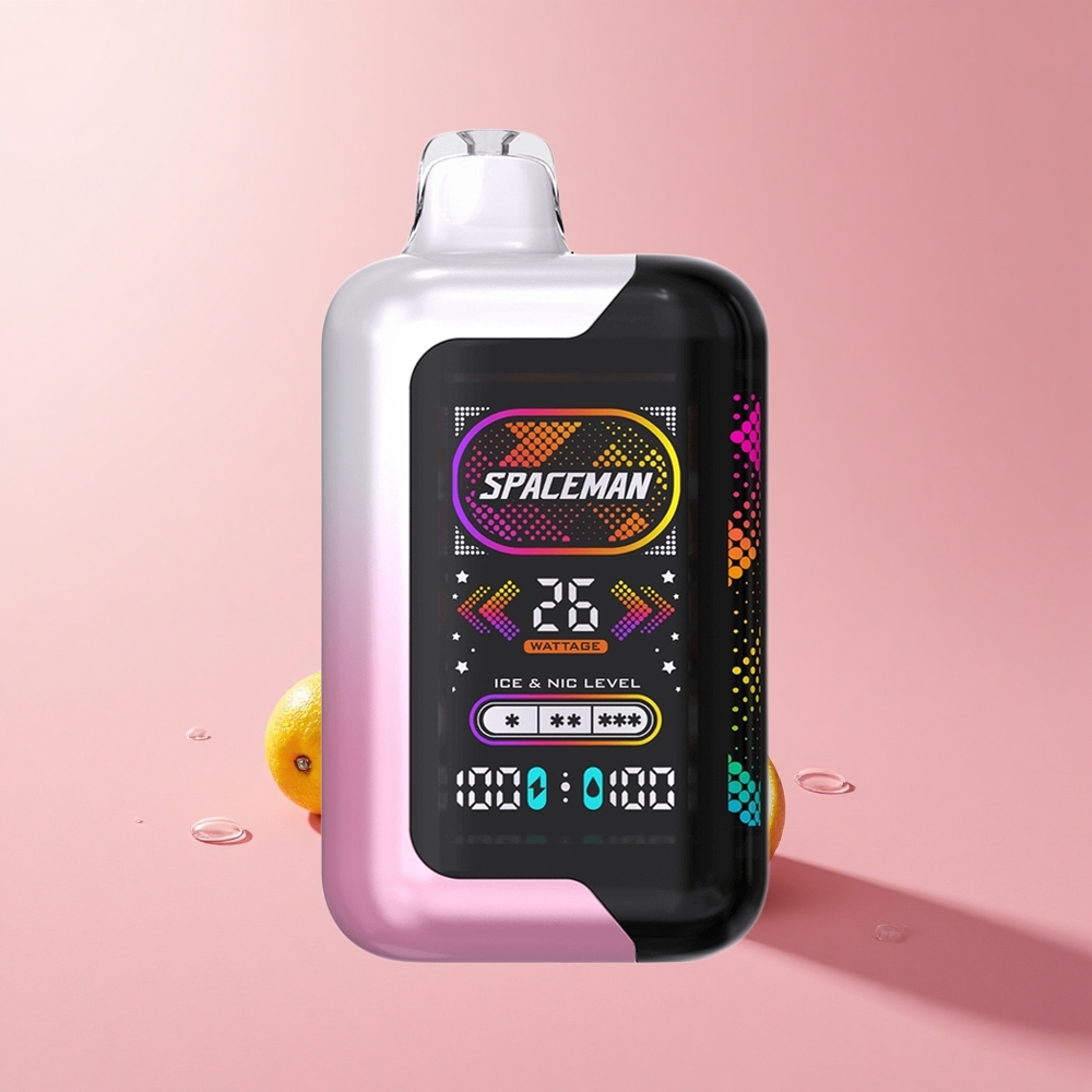SMOK SPACEMAN 40000 Puffs Pink Lemonade 20ml e-Liquid Capacity 2.28" Ultra-Large LED Screen