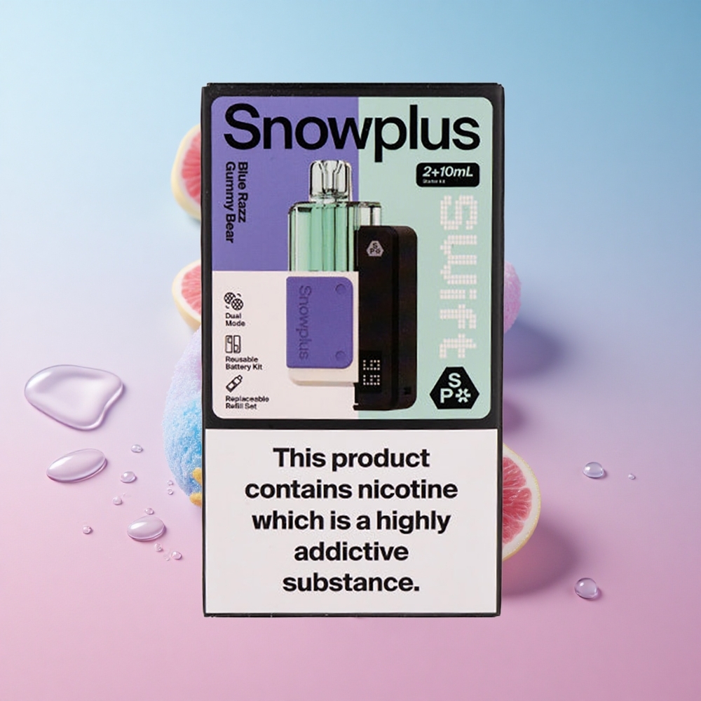 Snowplus Swift 5000 Puffs Blue Razz Gummy Bear 1000mAh