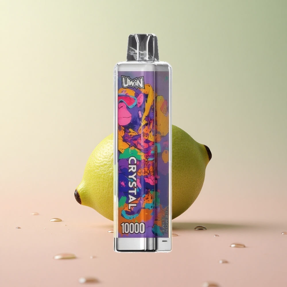 Uwin Crystal 10000 Puffs Lemon Lime RGB lights