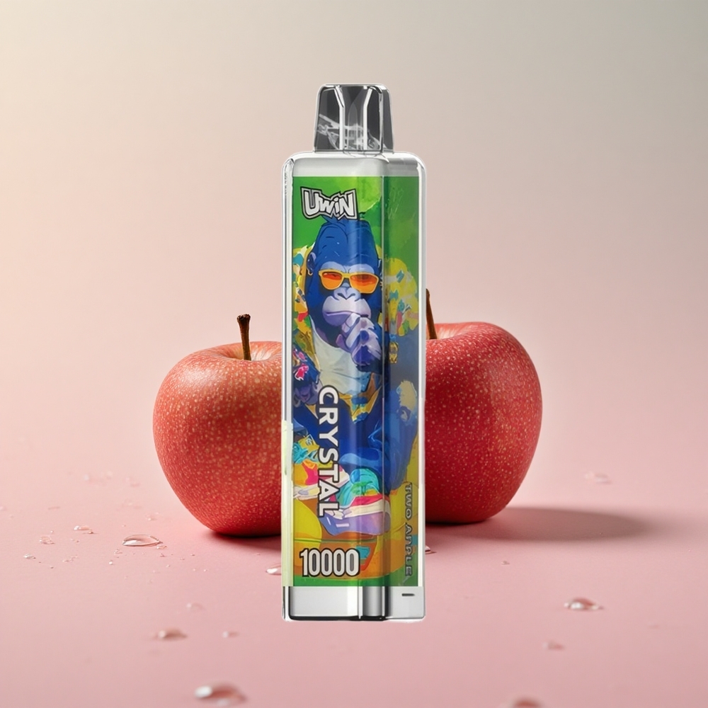 Uwin Crystal 10000 Puffs Two Apple RGB lights