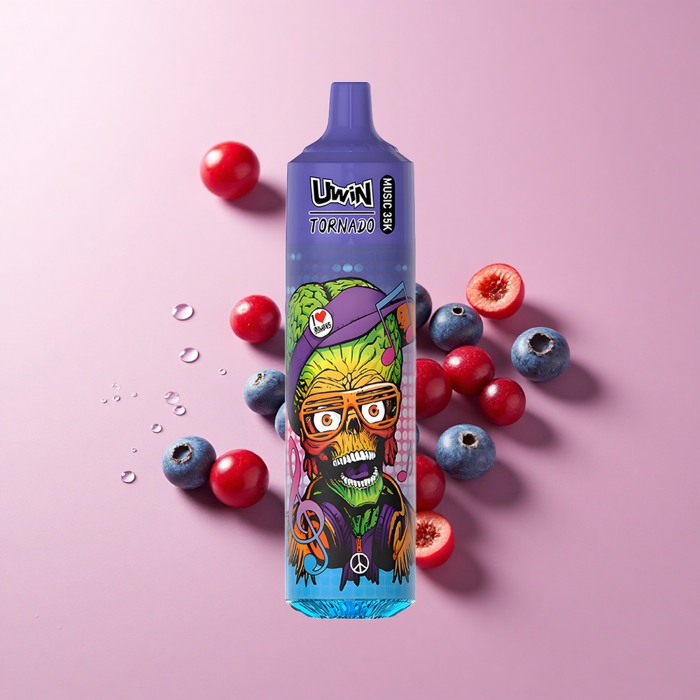 Uwin Tornado 35K Blueberry Cherry Cranberry 1.0 Ohm resistance coil 600mAh battery