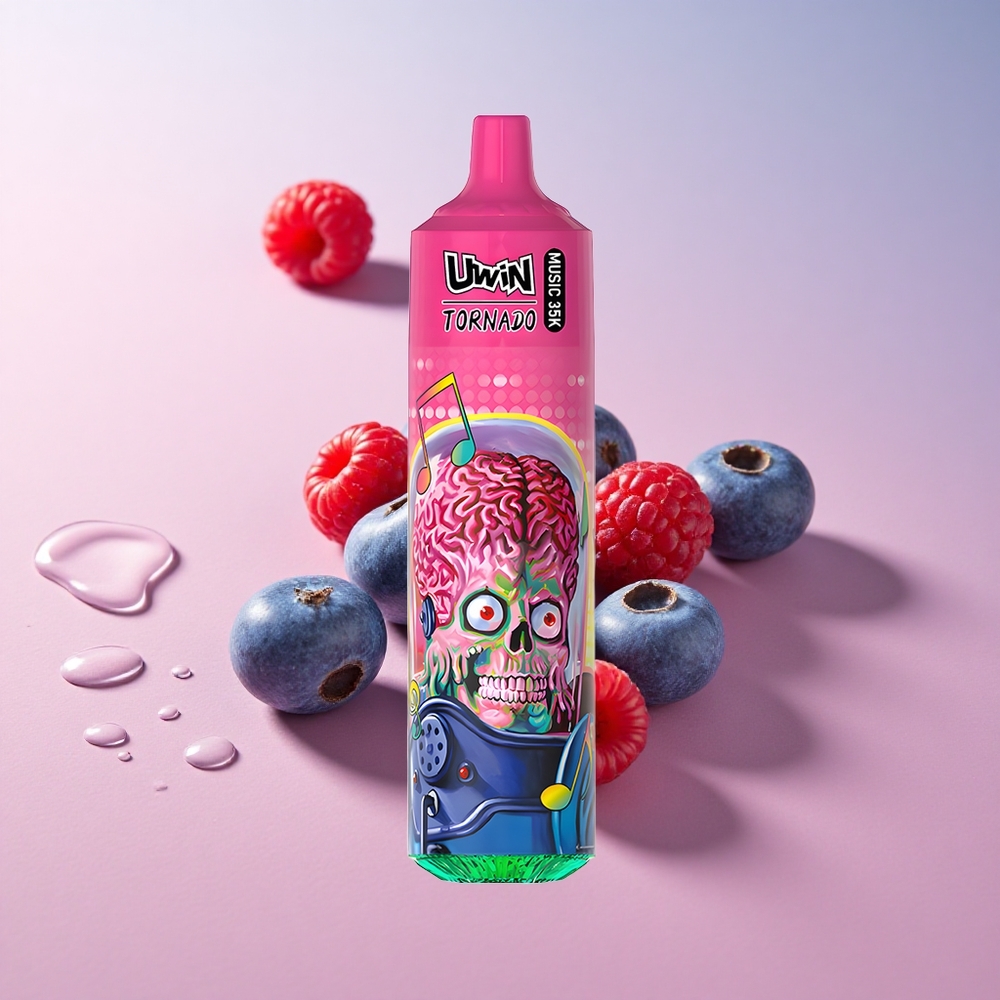 Uwin Tornado 35K Blueberry Raspberry 600mAh battery 1.0 Ohm resistance coil