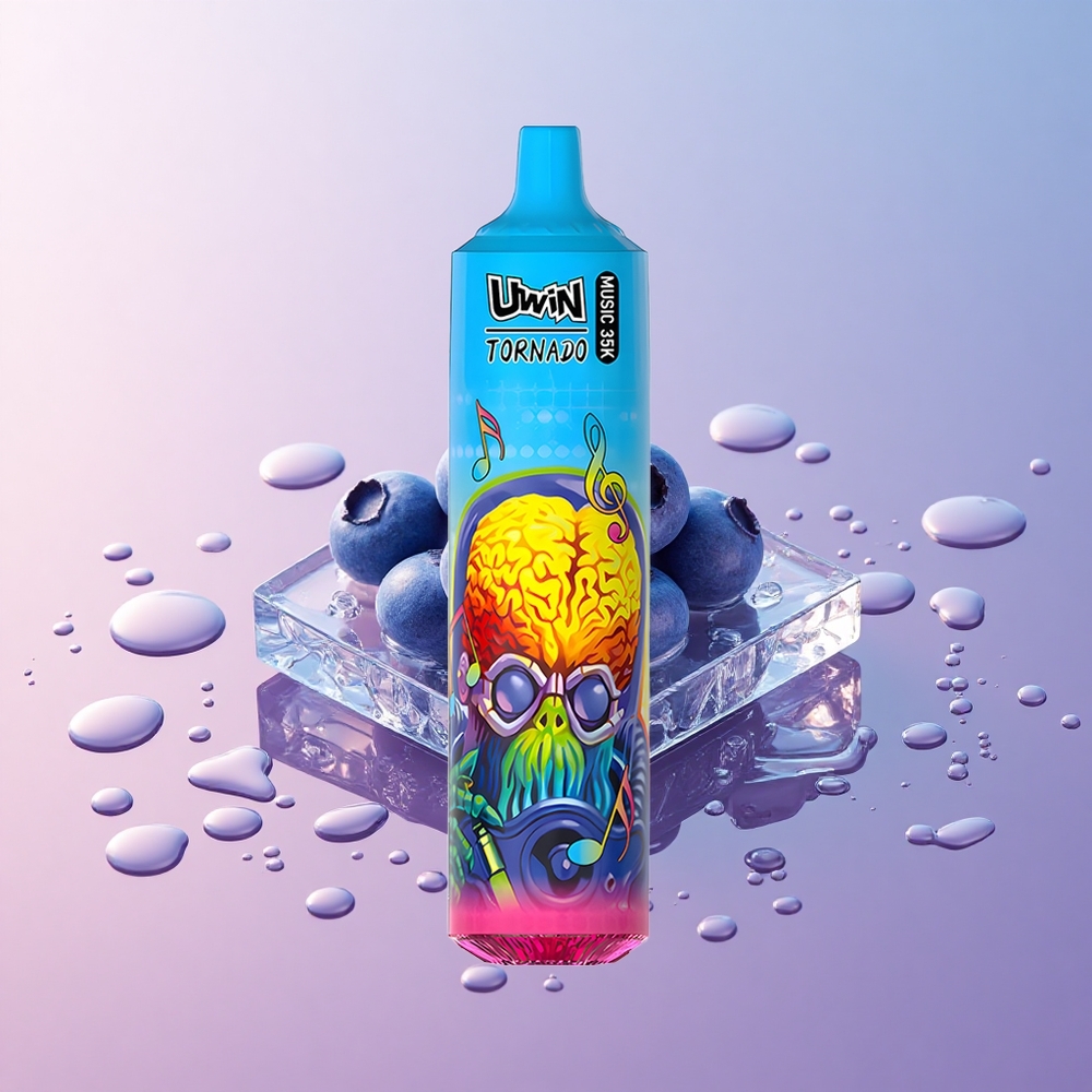 Uwin Tornado 35K Blueberry on Ice 600mAh battery 1.0 Ohm resistance coil