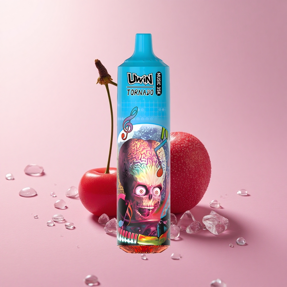 Uwin Tornado 35K Cherry Ice Music Disposable Vape