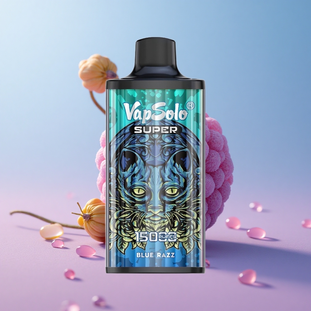 Vapsolo Super 15000 Puffs Blue Razz Mesh Coil