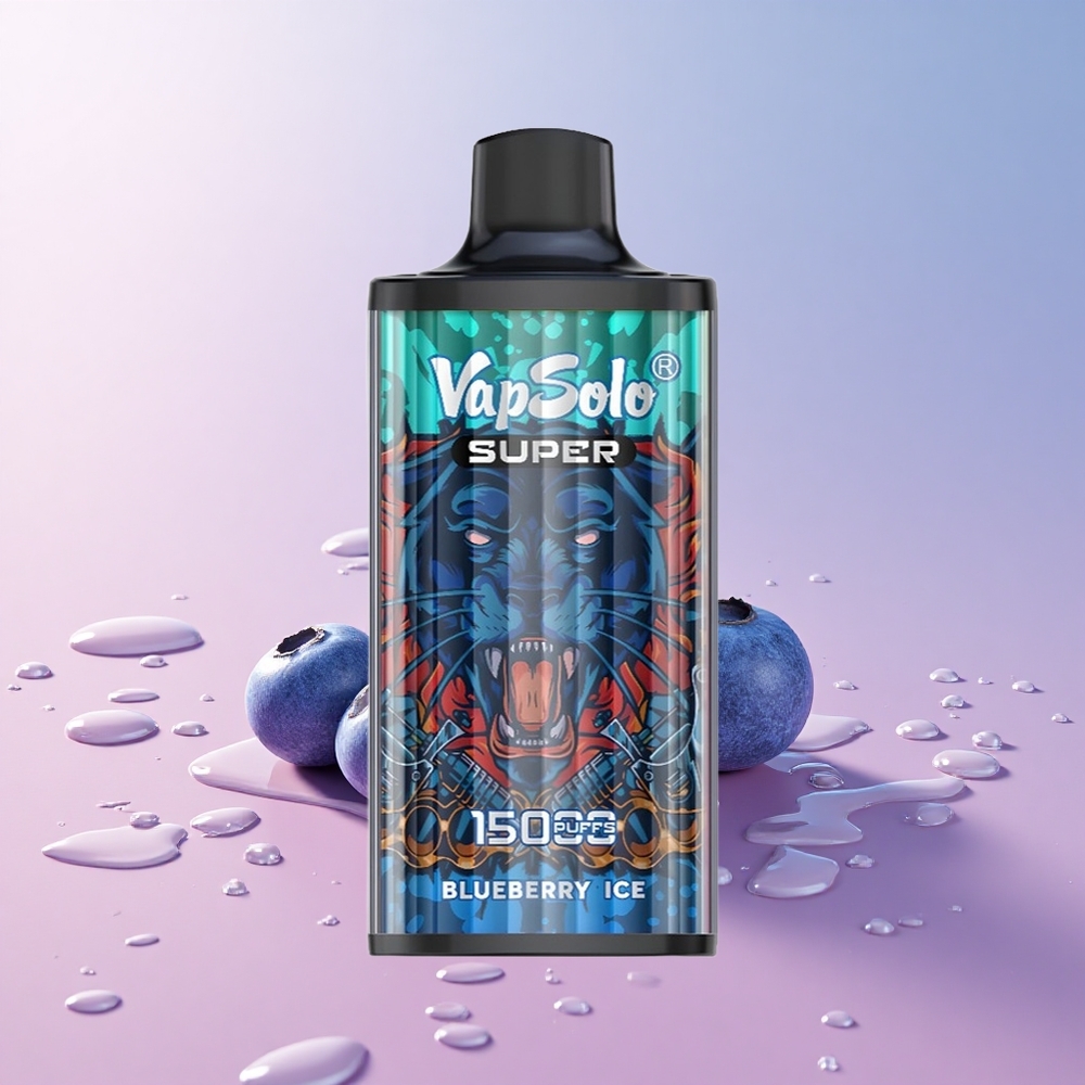Vapsolo Super 15000 Puffs Blueberry Ice 850mAh