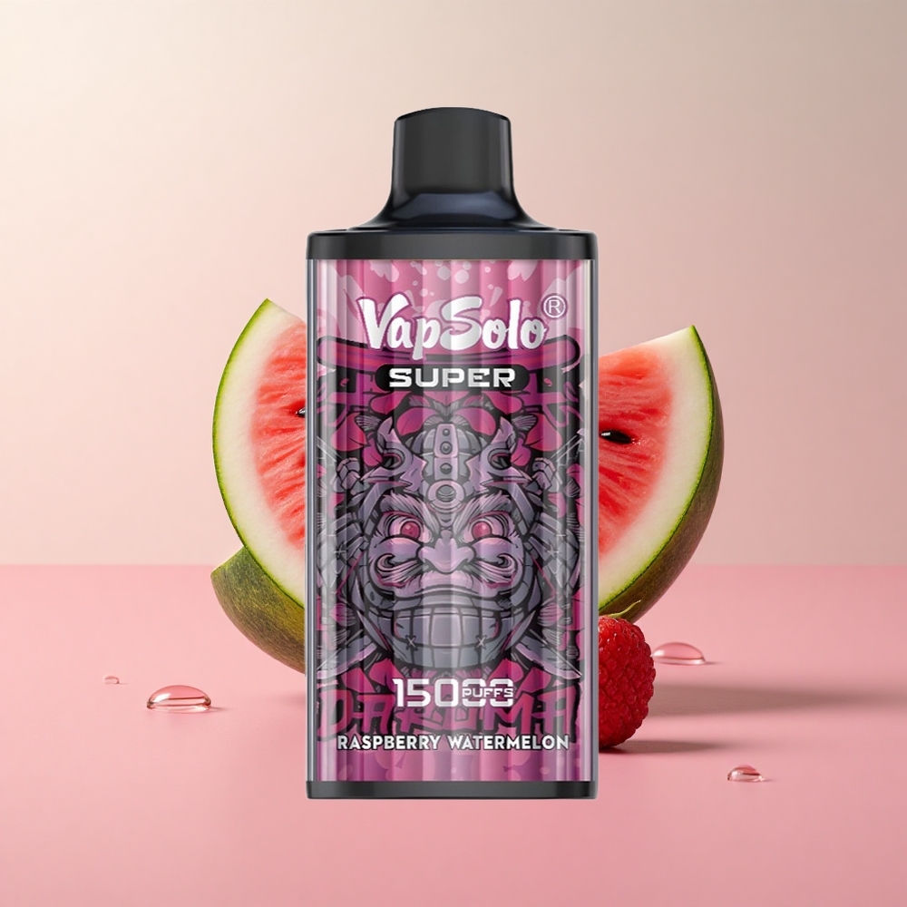 Vapsolo Super 15000 Puffs Raspberry Watermelon Mesh Coil