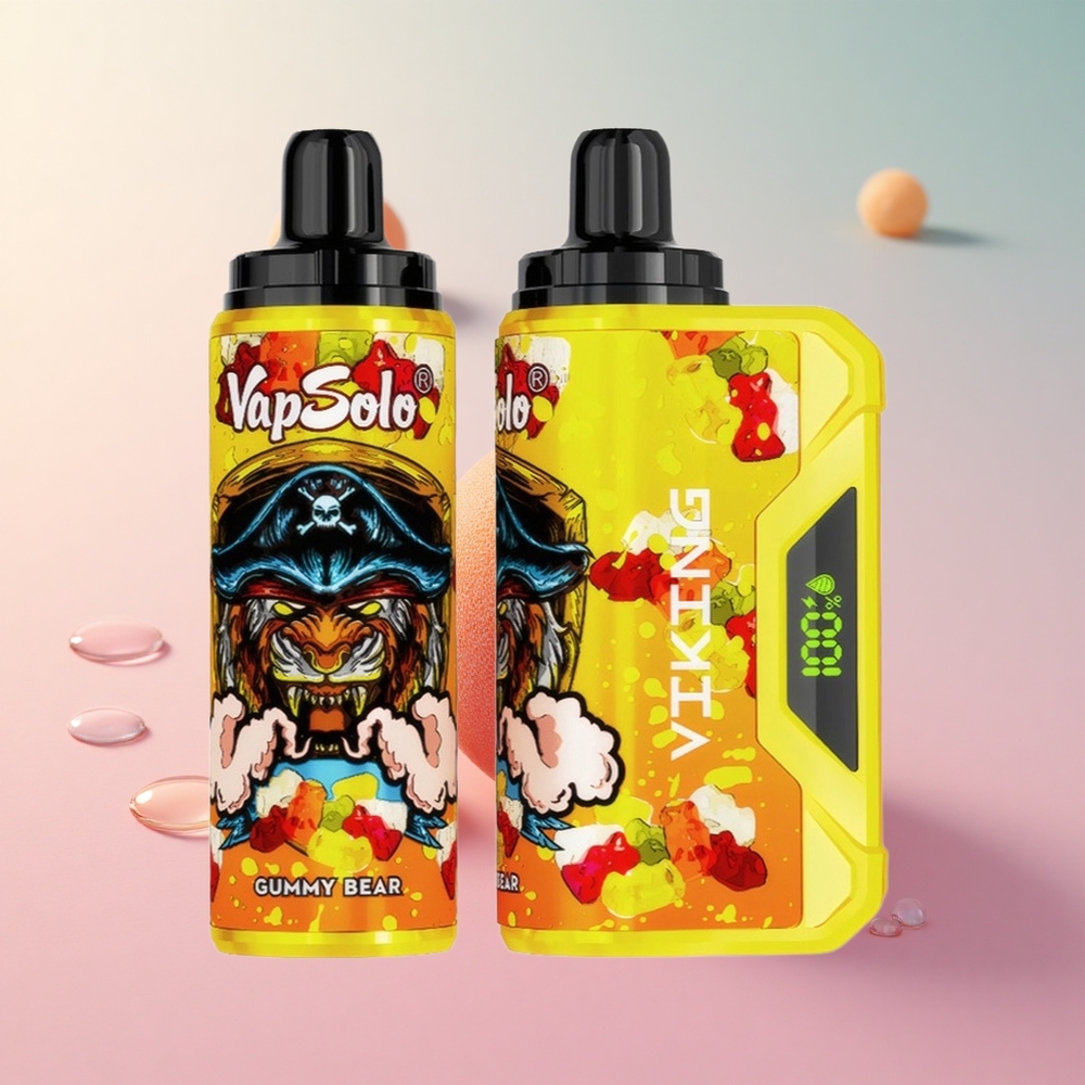 VapSolo VIKING 12000 Puffs 22ml Gummy Bear Type-C Charging Port