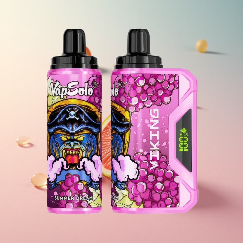 VapSolo VIKING 12000 Summer Dream 22ml Type-C Charging Port