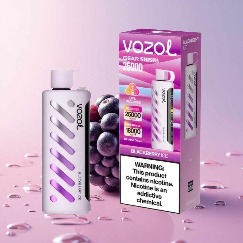VOZOL Gear 25000 Blackberry Ice Dual Mesh