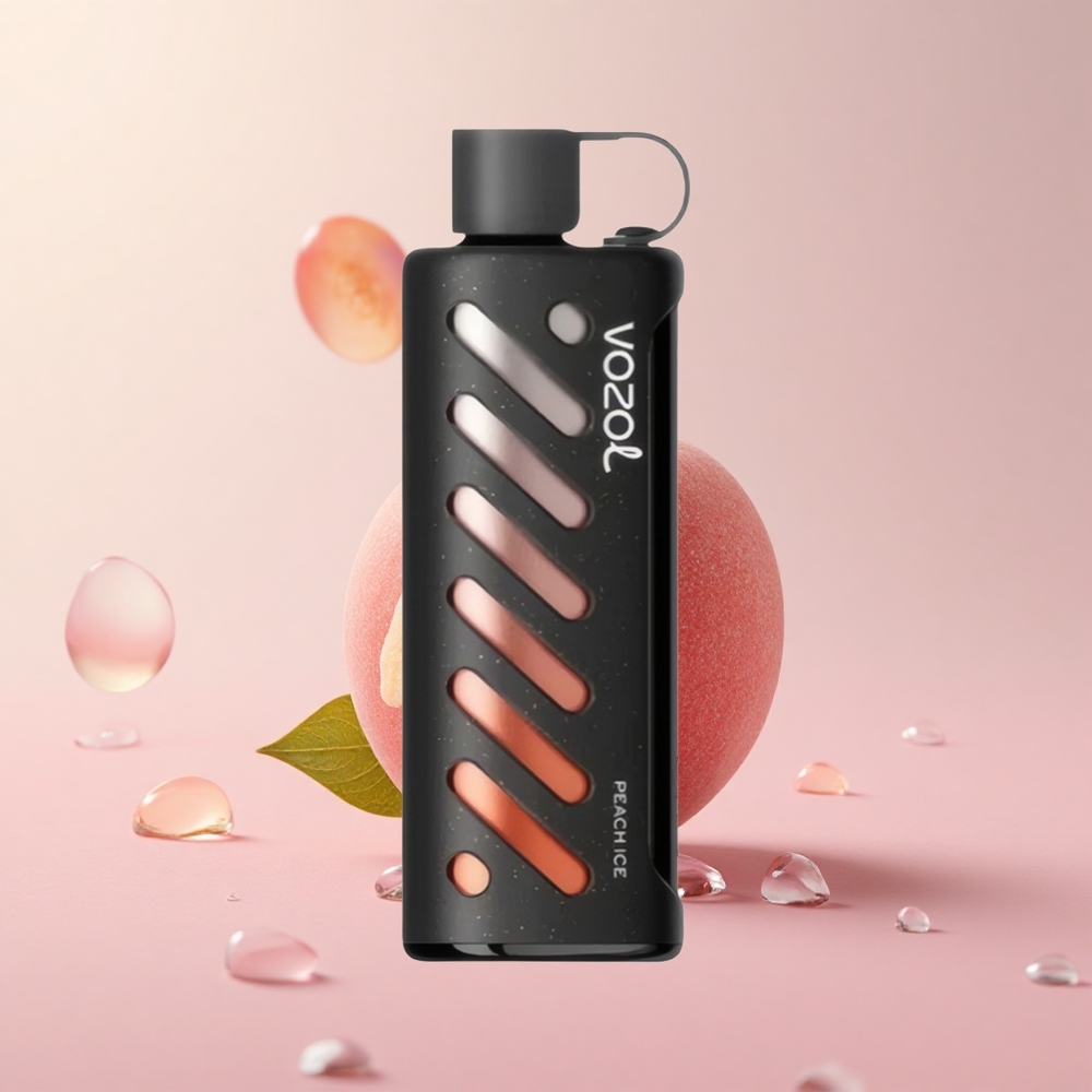 VOZOL Gear 25000 Puffs Peach Ice Dual Mesh