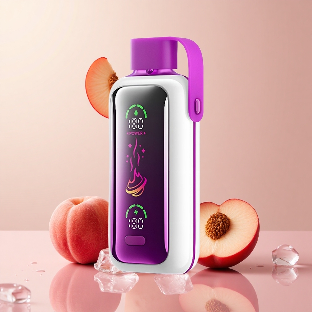 VOZOL Star 20000 Puffs Peach Ice Dual Mesh