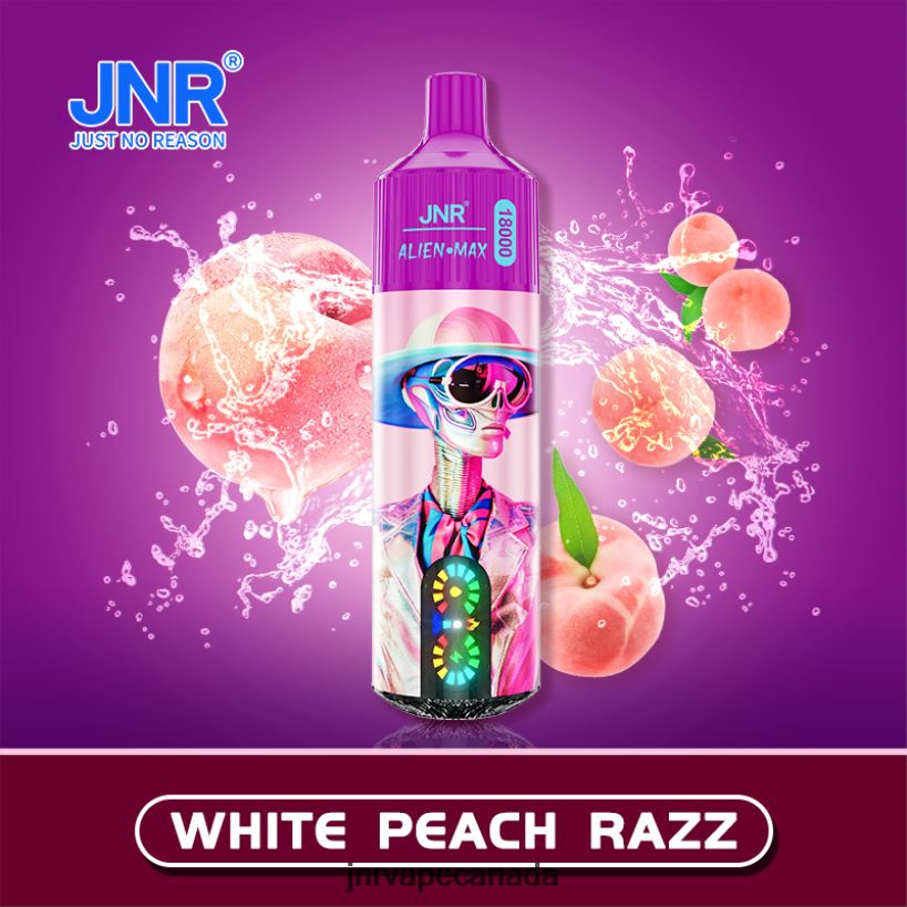 JNR ALIEN MAX White Peach Razz LBB8HX20 - JNR Vape Price