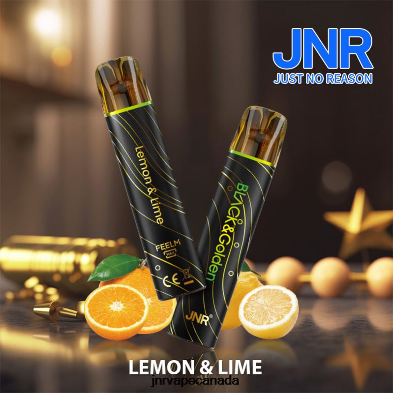 JNR BLACK & GLODEN -JNR Vape Shop Lemon & Lime X288J277