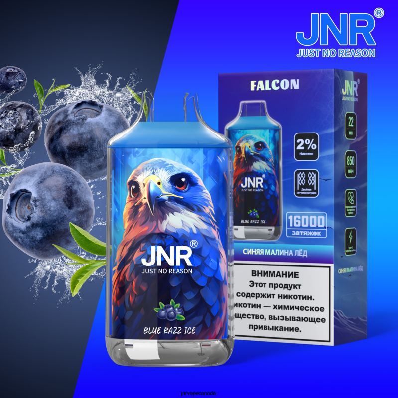 JNR FALCON -JNR Vape Ottawa Blue Razz Ice without Fruits X288J214